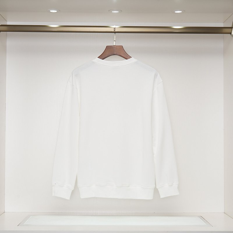 Свитшот Moncler Middle Lined Logo Print "White" фото № 2