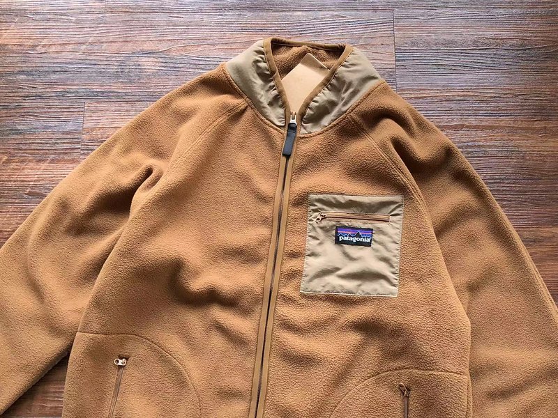 Толстовка Patagonia Patch Front Pocket With Zipper And Small Logo "Beige" фото № 2
