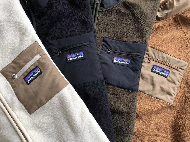 Толстовка Patagonia Patch Front Pocket With Zipper And Small Logo "Beige" фото № 6