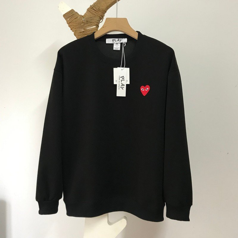 Свитшот Play With Red Heart "Black" фото № 4