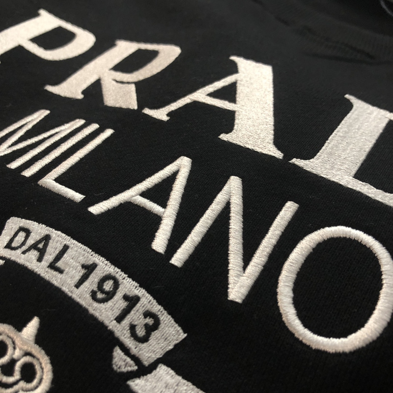 Свитшот Prada With An Aesthetic Logo "Black" фото № 3