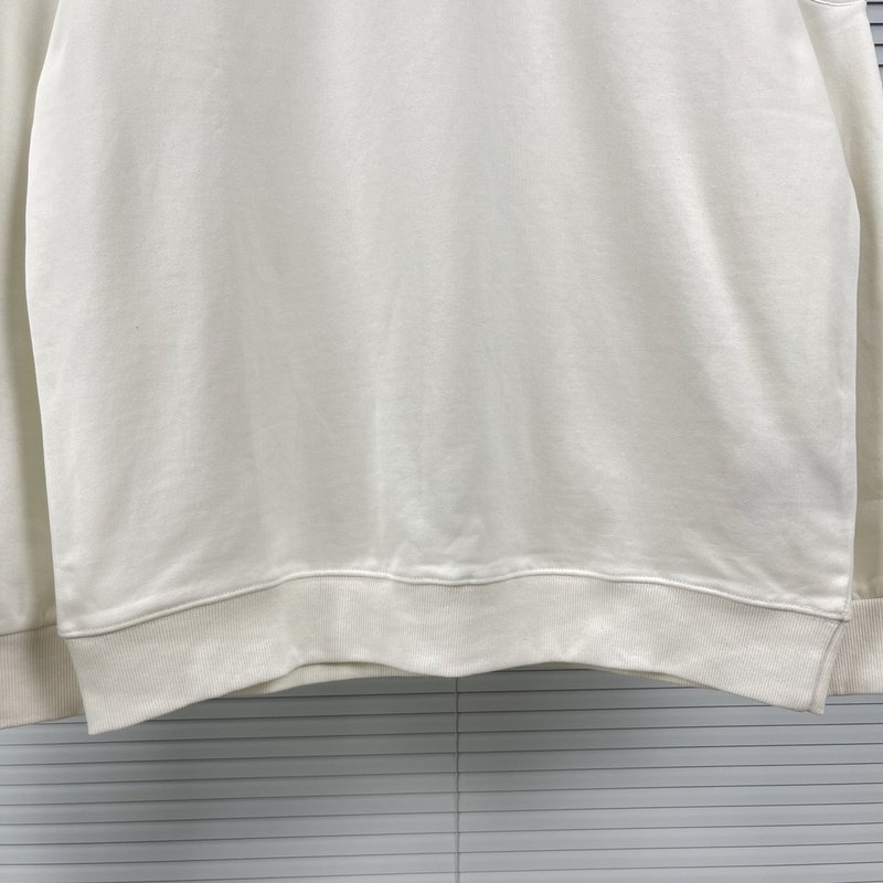 Свитшот Stone Island With Brand Logo On The Sleeve - Monochrome "White" фото № 7