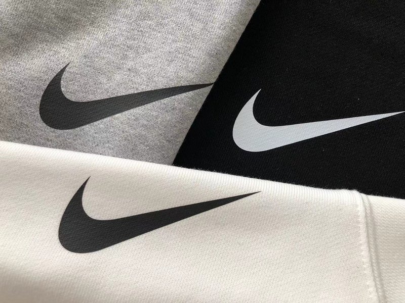 Свитшот Stussy Logo Inscription And Nike Logo "White" фото № 4