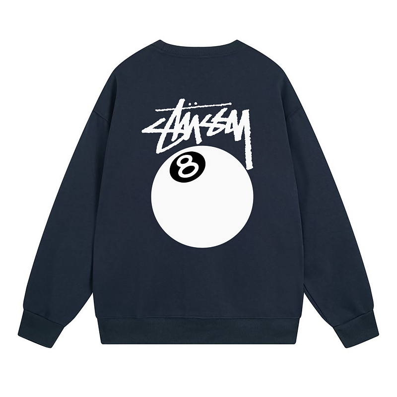 Свитшот Stussy Circle With A Number 8 "Blue" фото № 2