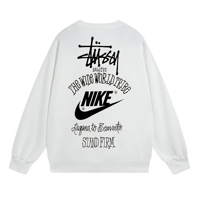 Свитшот Stussy Nike The Wide World Trible "White" фото № 2