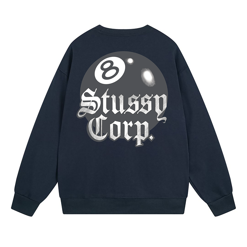 Свитшот Stussy The Eighth Billiard Ball Stussy Corp "Blue" фото № 2