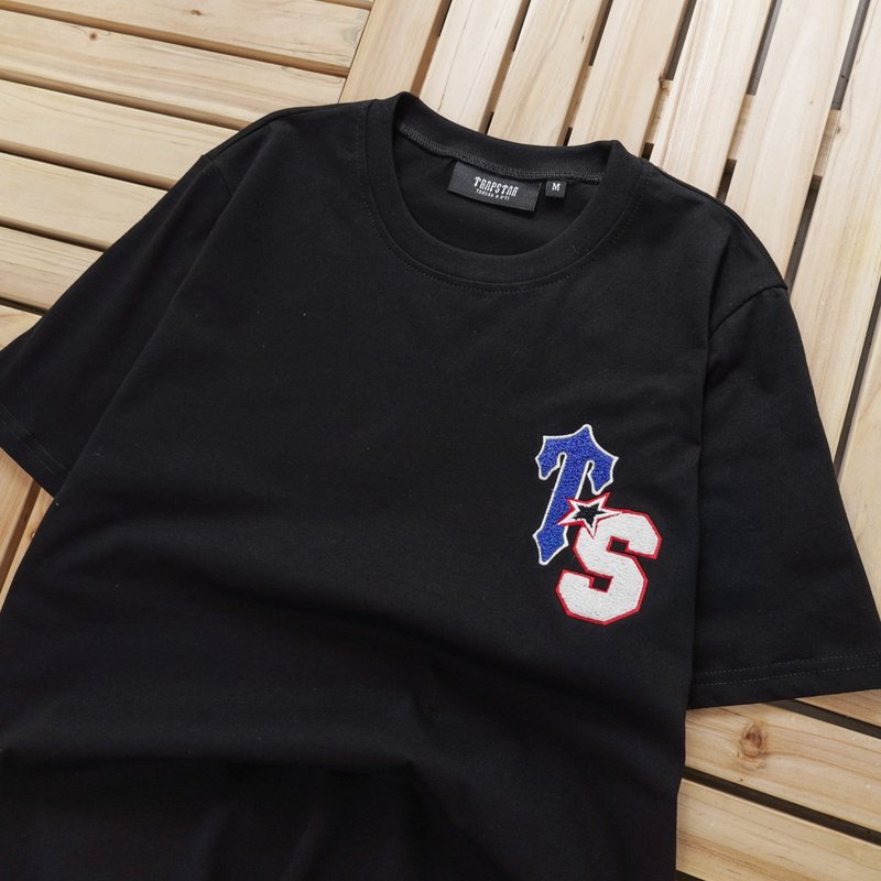 Футболка Trapstar Embroidered Wildcard Style "Black" фото № 5