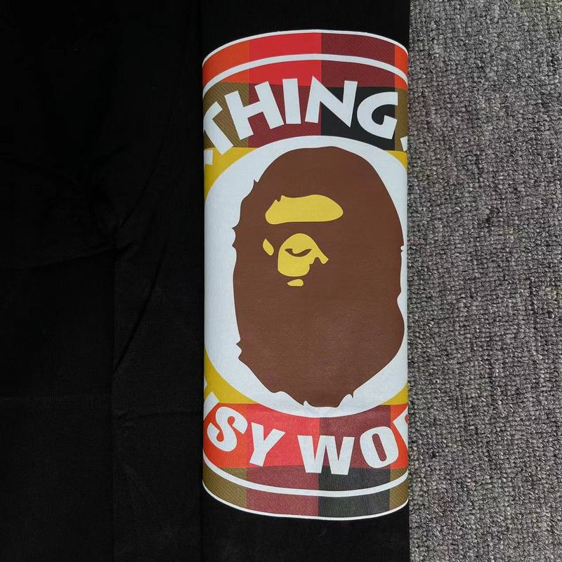 Футболка A Bathing Ape Busy Works - Text "Black" фото № 7