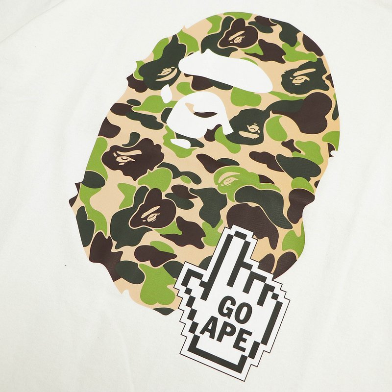 Футболка A Bathing Ape Camouflage Click "White" фото № 2