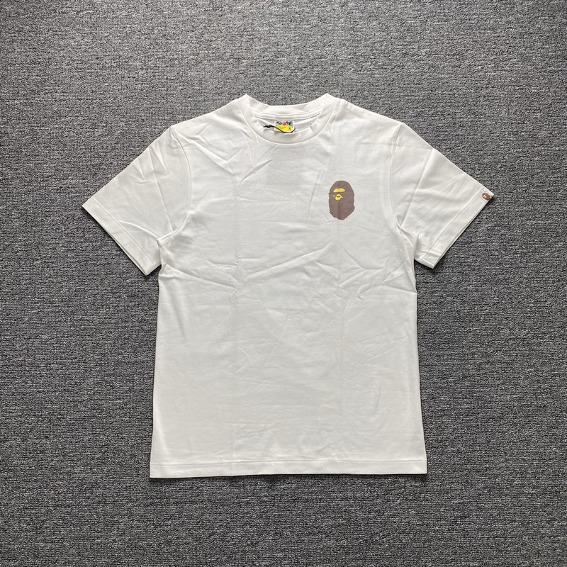 Футболка A Bathing Ape Variety Of Logos "White" фото № 3