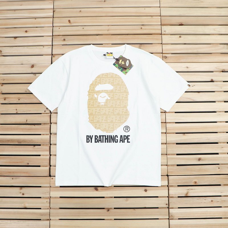 Футболка BAPE Valentine Chocolate Ape Head Tee "White" фото № 5