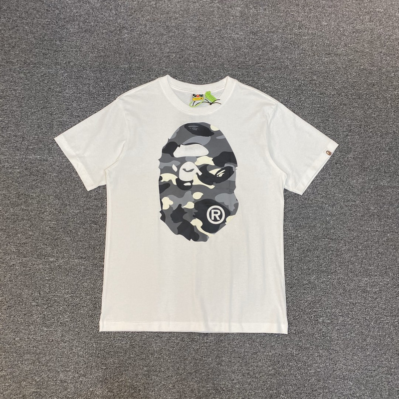 Футболка A Bathing Ape Luminous Print "White" фото № 4