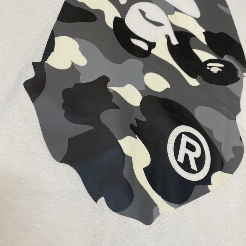 Футболка A Bathing Ape Luminous Print "White" фото № 6