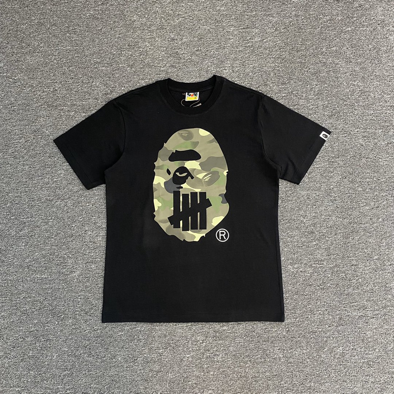 Футболка A Bathing Ape With Camouflage Print "Black" фото № 2