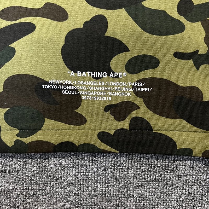 Футболка A Bathing Ape In Transit "Green/Black" фото № 9