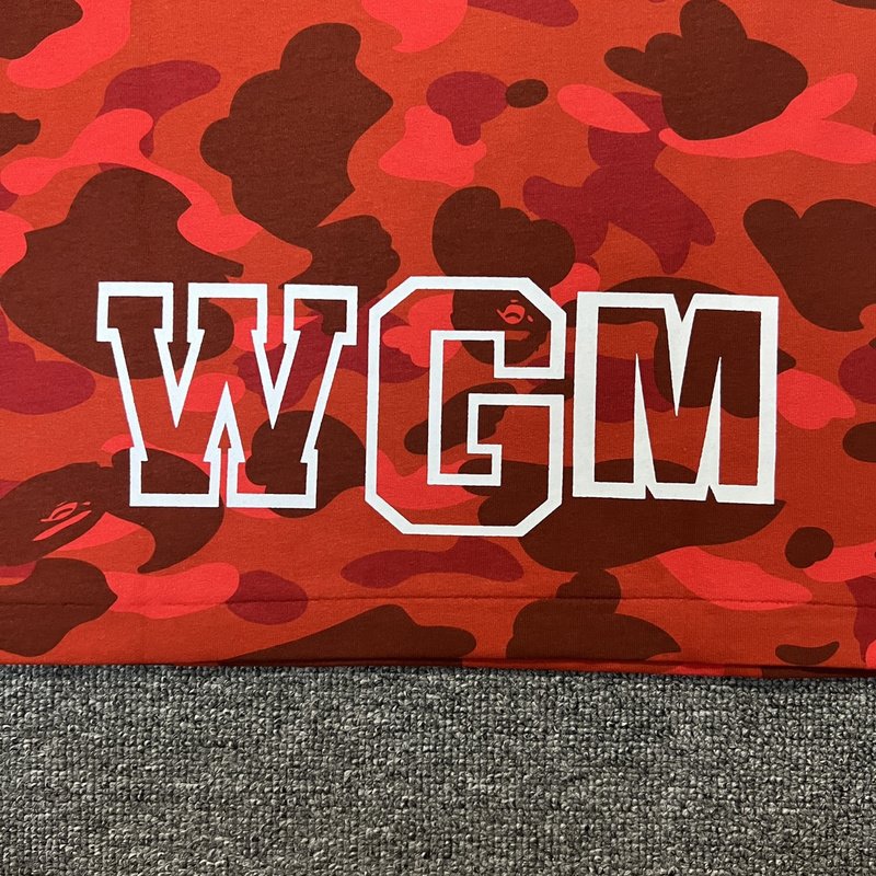 Футболка A Bathing Ape With A Lock "Red" фото № 4