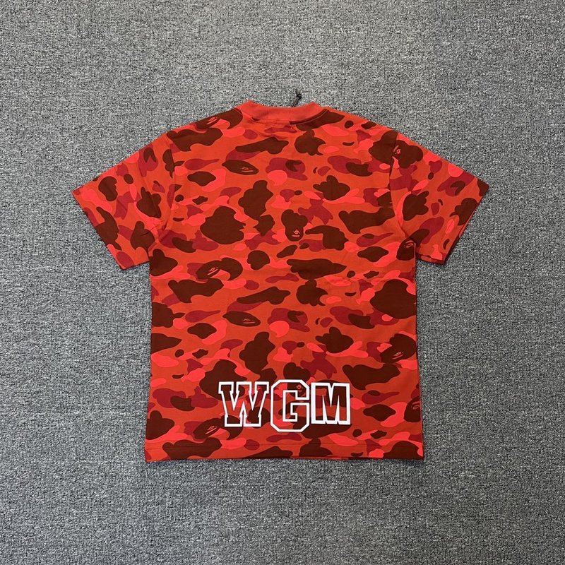 Футболка A Bathing Ape With A Lock "Red" фото № 5