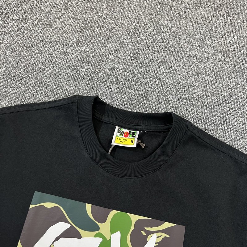 Футболка A Bathing Ape Steve Aoki "Black" фото № 6