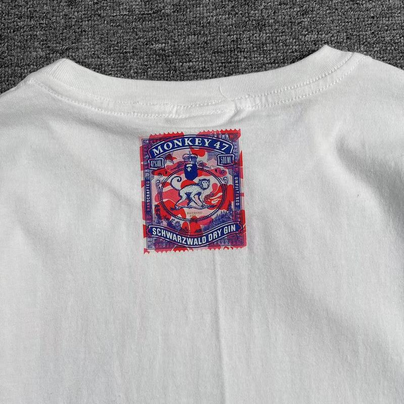 Футболка A Bathing Ape Monkey In The Tropics "White" фото № 3