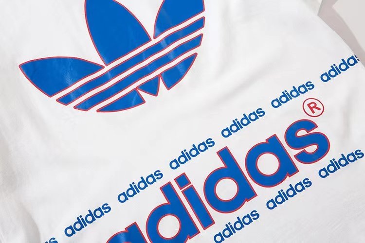 Футболка Adidas With Logo Prints "White" фото № 4