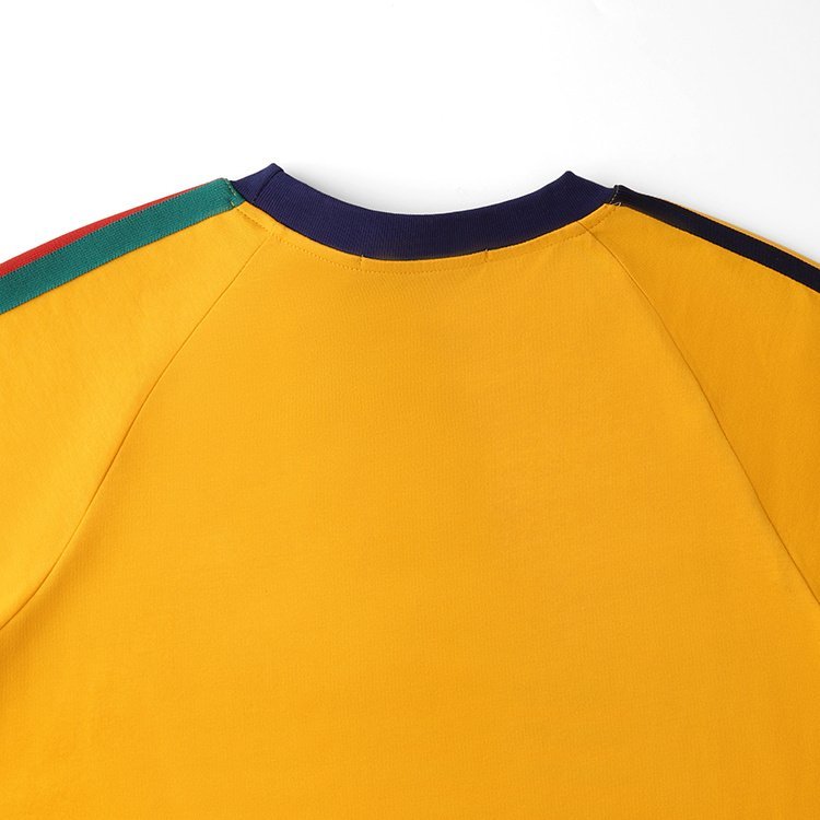 Футболка Adidas X Gucci Trefoil Logo "Yellow" фото № 3