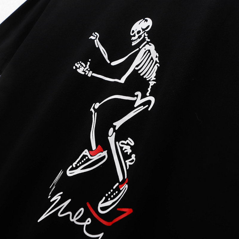 Футболка Alexander Mcqueen Dancing Skeleton "Black" фото № 4