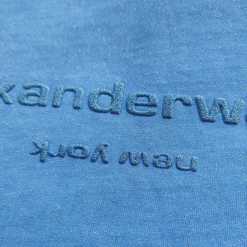 Футболка Alexander Wang New York Text "Blue" фото № 3