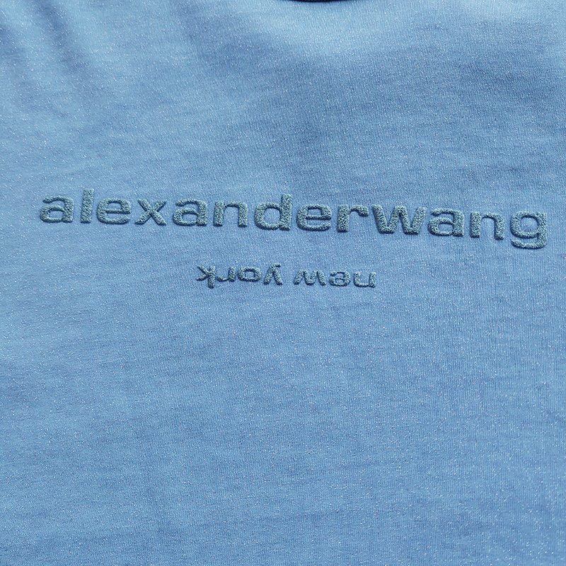 Футболка Alexander Wang New York Text "Blue" фото № 4
