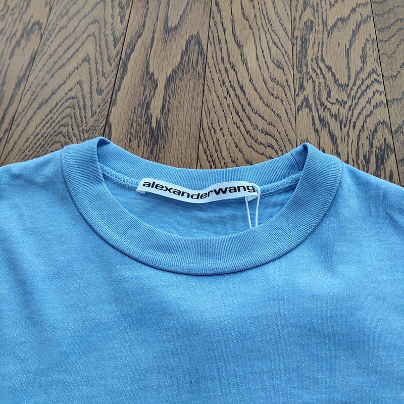 Футболка Alexander Wang New York Text "Blue" фото № 5