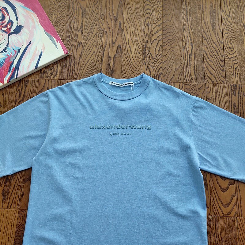 Футболка Alexander Wang New York Text "Blue" фото № 6