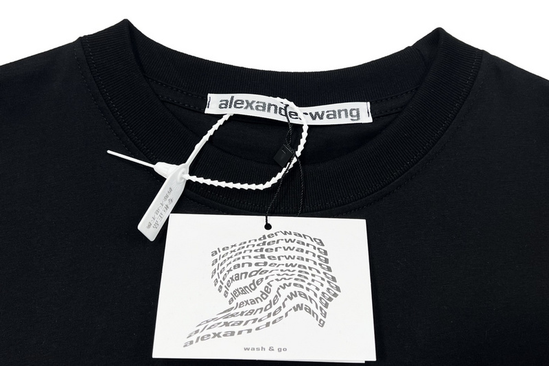 Футболка Alexander Wang Fisheye Effect "Black" фото № 2