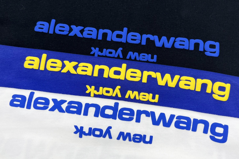 Футболка Alexander Wang Fisheye Effect "Black" фото № 3