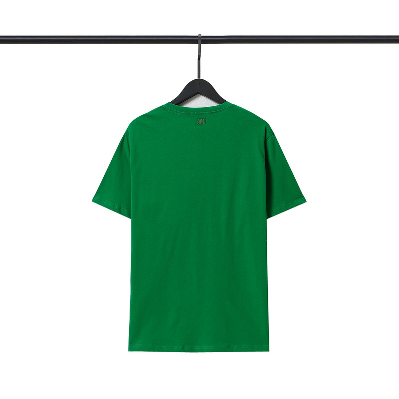 Футболка Amiri With An Emblem-Logo In The Form Of Heart "Green" фото № 2