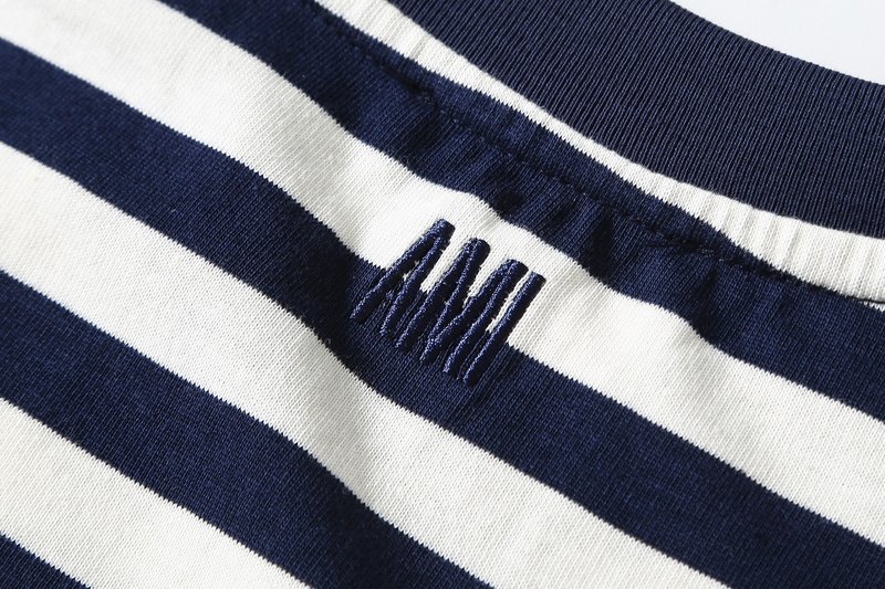 Футболка Amiri Sailor With Logo Brand "White/Blue" фото № 2