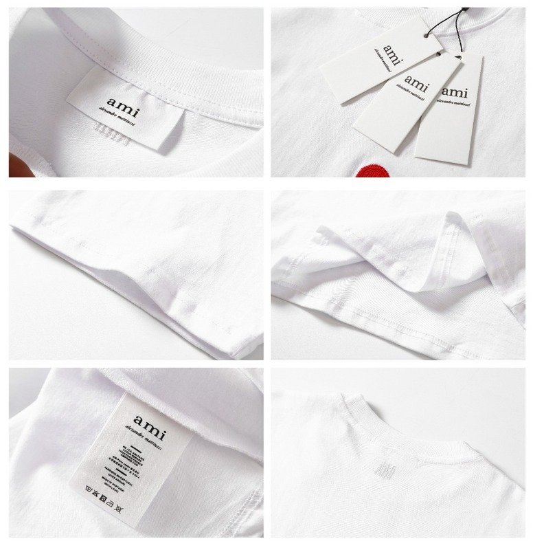 Футболка Amiri With Red Emblem "White" фото № 7