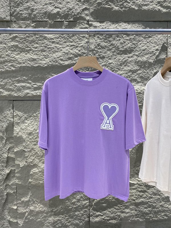 Футболка Amiri With Big Heart - Classic "Violet" фото № 2