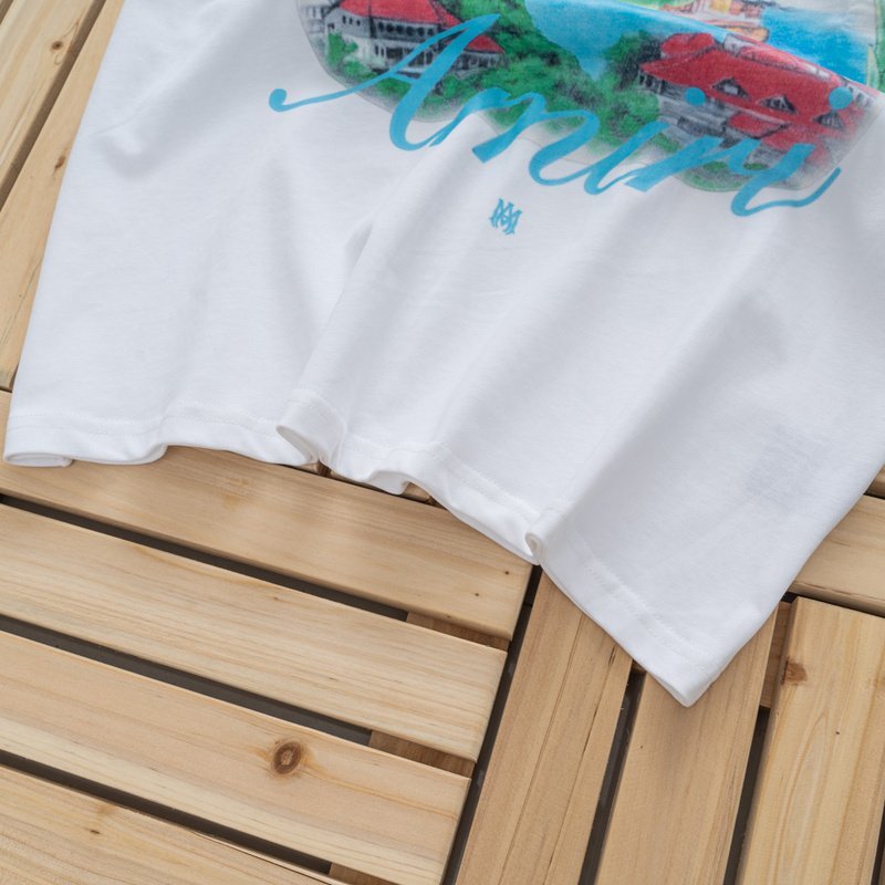 Футболка Amiri Paradise Island "White" фото № 6