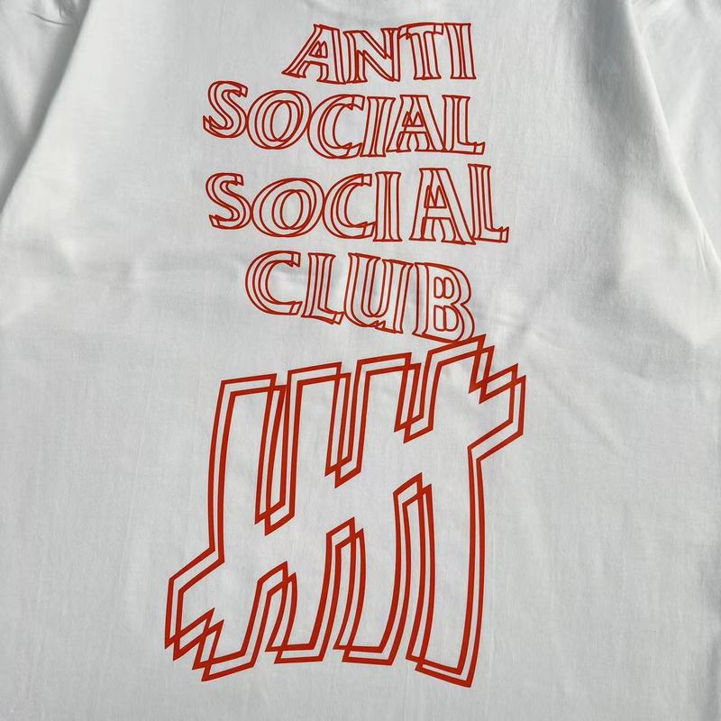 Футболка Anti Social Social Club With Logo Brand - Cotton "White" фото № 4