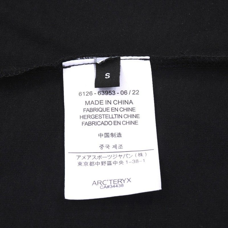 Футболка Arcteryx Evolution "Black" фото № 5