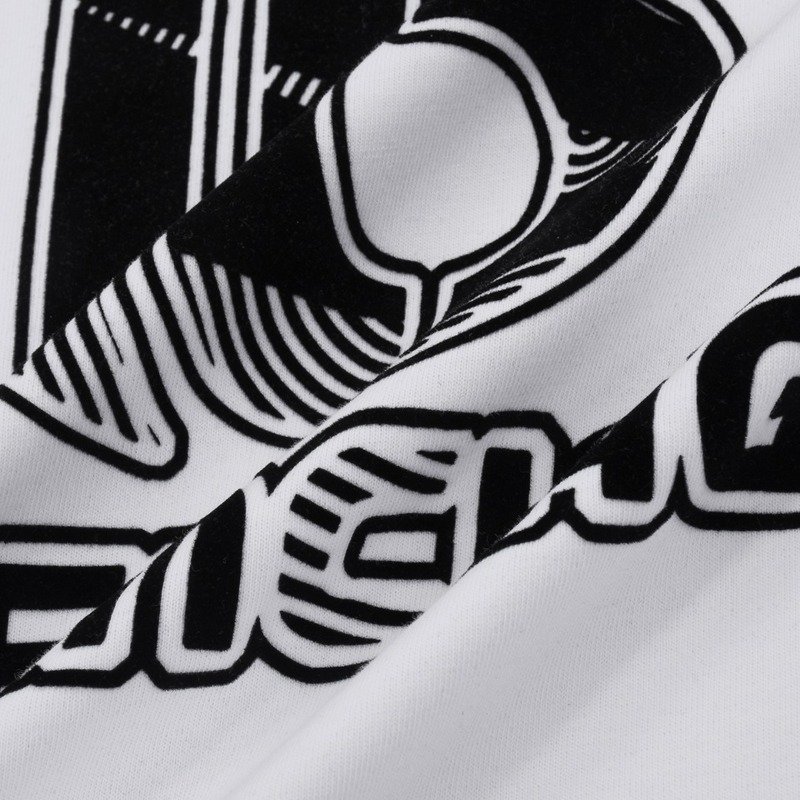 Футболка Balenciaga Striped Logo Print B "White" фото № 3