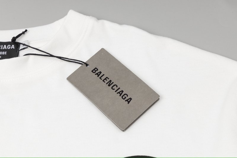 Футболка Balenciaga Lightning "White" фото № 9