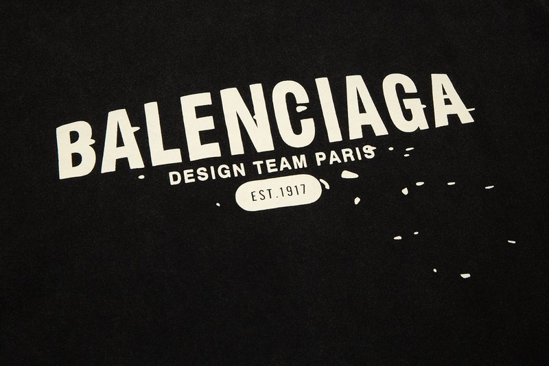 Футболка Balenciaga Design Team "Black" фото № 7