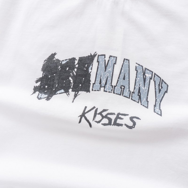 Футболка Balenciaga Inscription Many Kisses "White" фото № 4