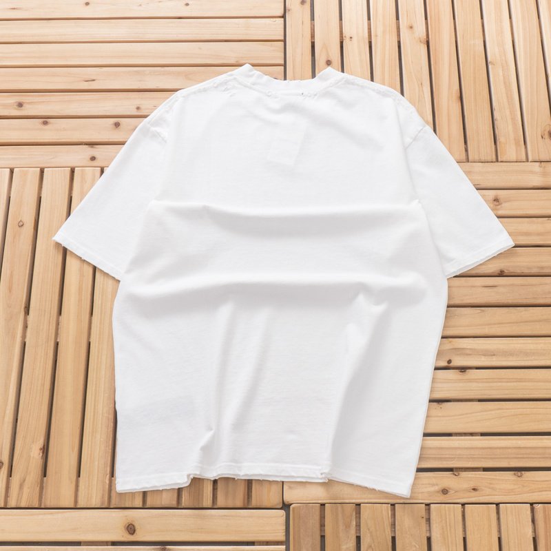 Футболка Balenciaga Inscription Design Team Paris "White" фото № 2