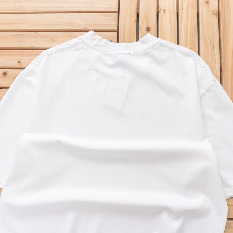 Футболка Balenciaga Inscription Design Team Paris "White" фото № 7