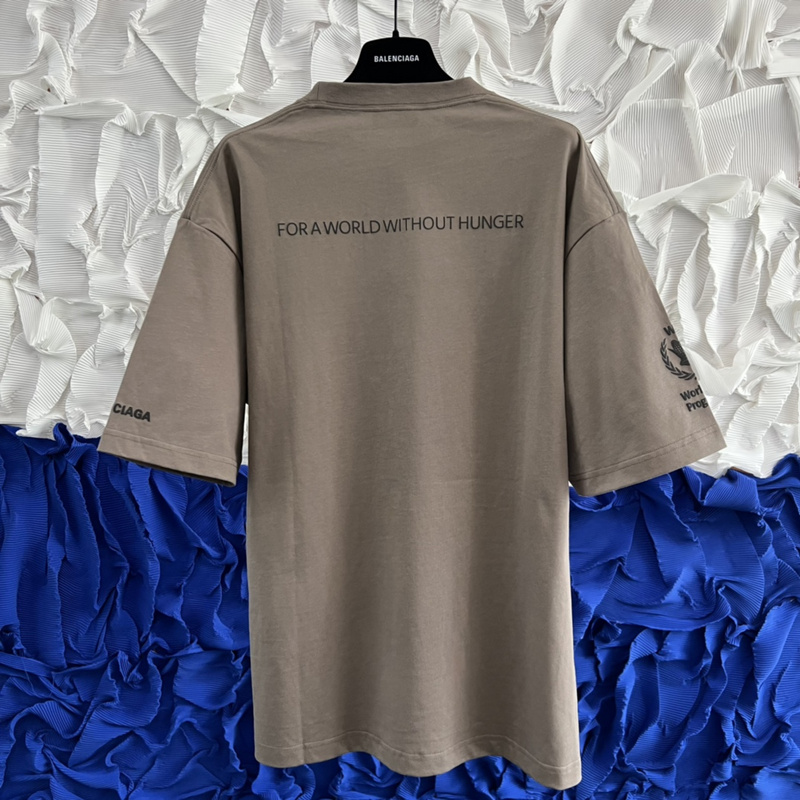 Футболка Balenciaga Together With WFP "Brown" фото № 9