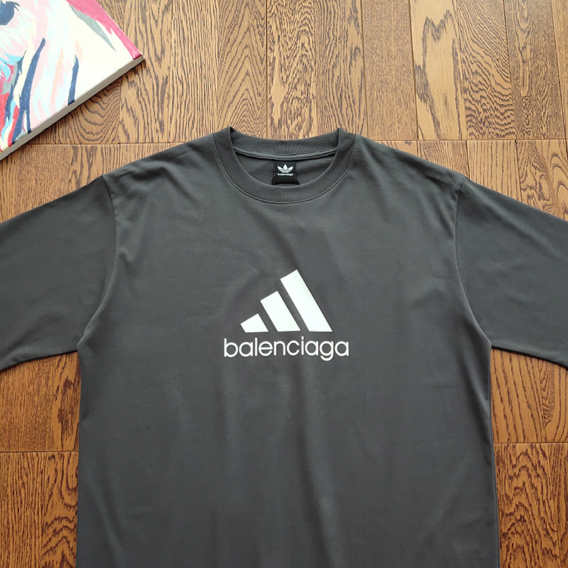 Футболка Balenciaga X Adidas Patch "Black" фото № 3