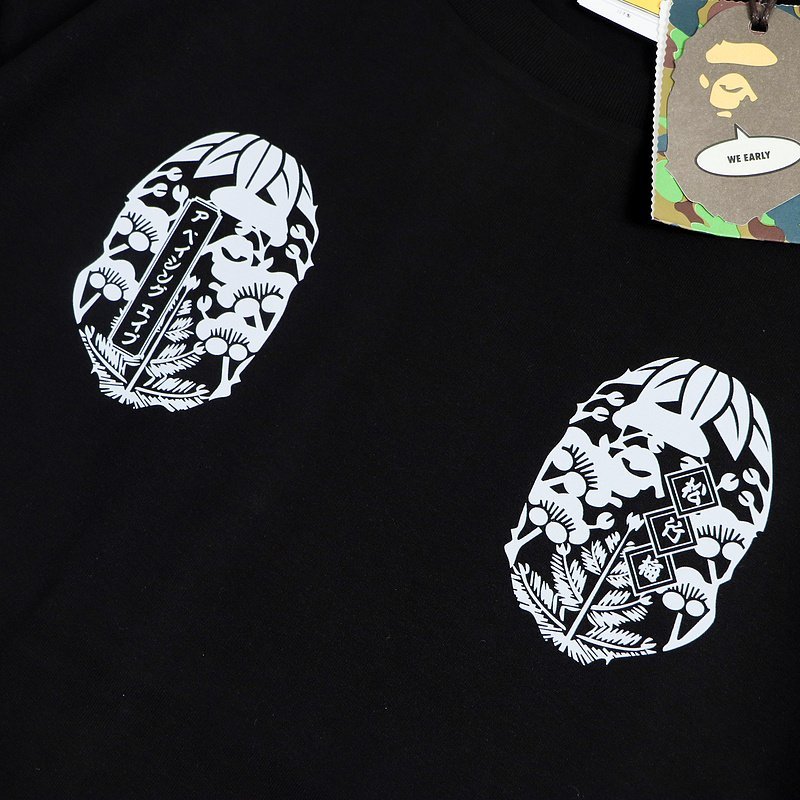 Футболка Bape Japanese Garden Print "Black" фото № 5