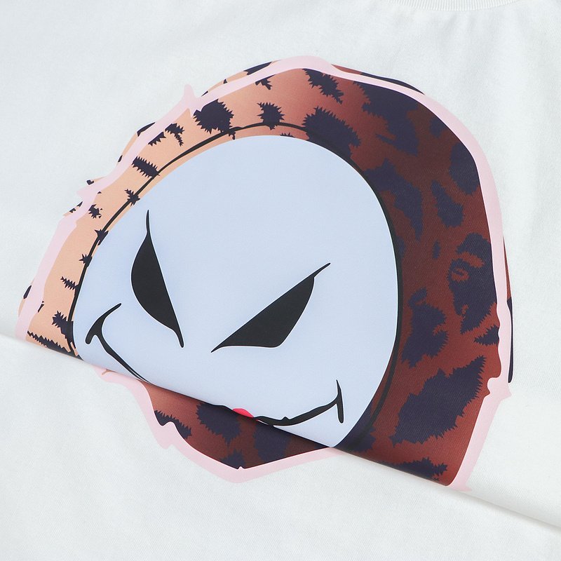 Футболка Bape Smiley With Tongue "White" фото № 6