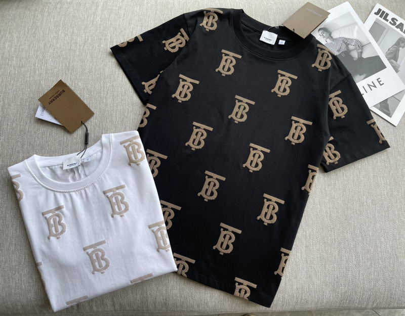 Футболка Burberry Monogram Print "Black" фото № 2